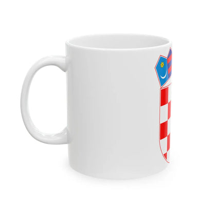 Coat of arms of Croatia - White Coffee Mug-Go Mug Yourself