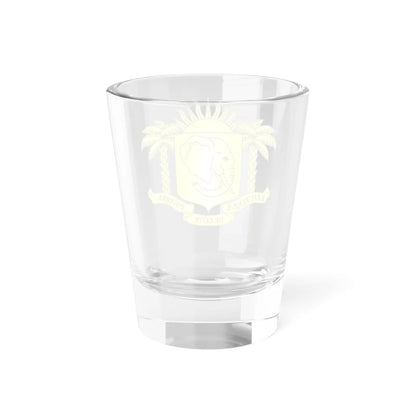 Coat of arms of Côte dIvoire 2001-2011 variant (Coat of Arms) Shot Glass 1.5oz - Go Mug Yourself