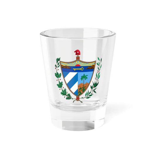 Coat of arms of Cuba 1902-1959 (Cuba) (Coat of Arms) Shot Glass 1.5oz 1.5oz - Go Mug Yourself