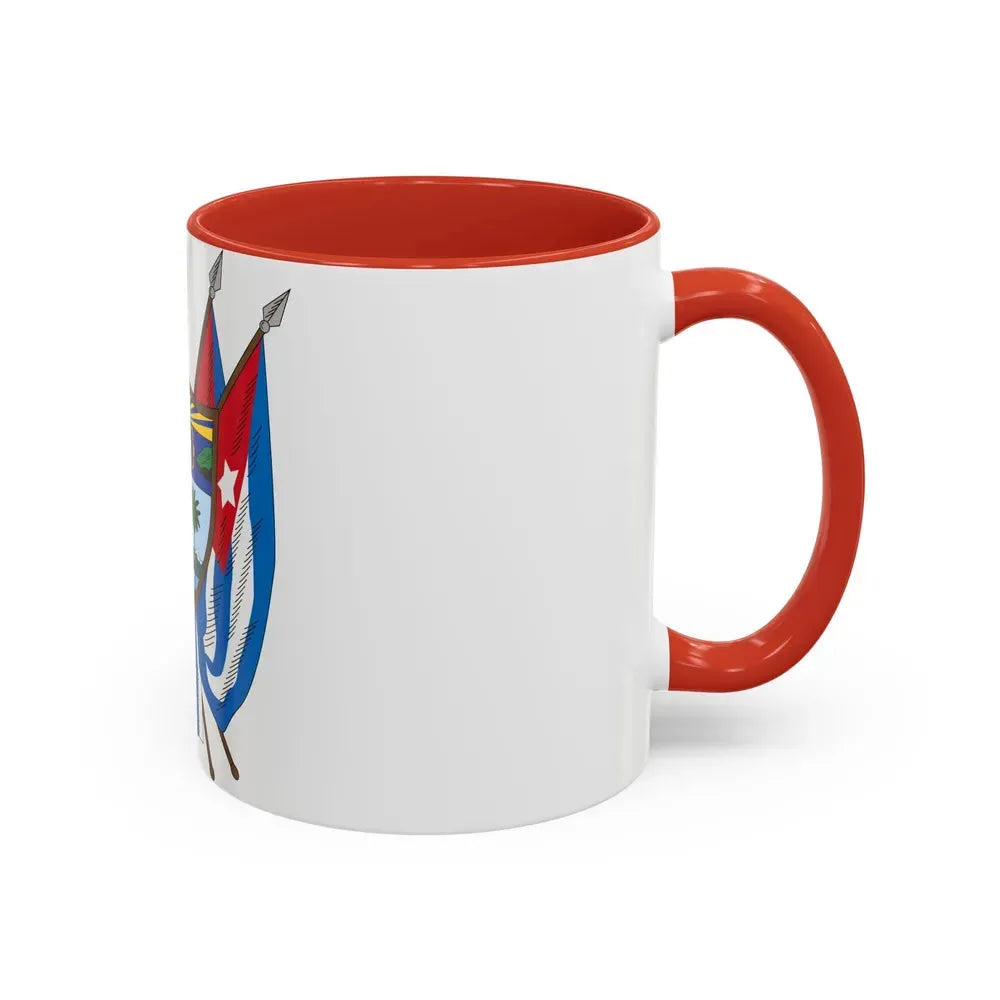 Coat of arms of Cuba (19th century) - Accent Coffee Mug - Go Mug Yourself