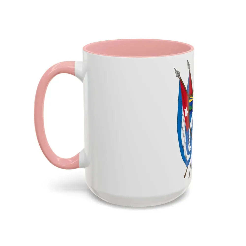 Coat of arms of Cuba (19th century) - Accent Coffee Mug - Go Mug Yourself