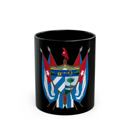 Coat of arms of Cuba (19th century) - Black Coffee Mug 11oz - Go Mug Yourself