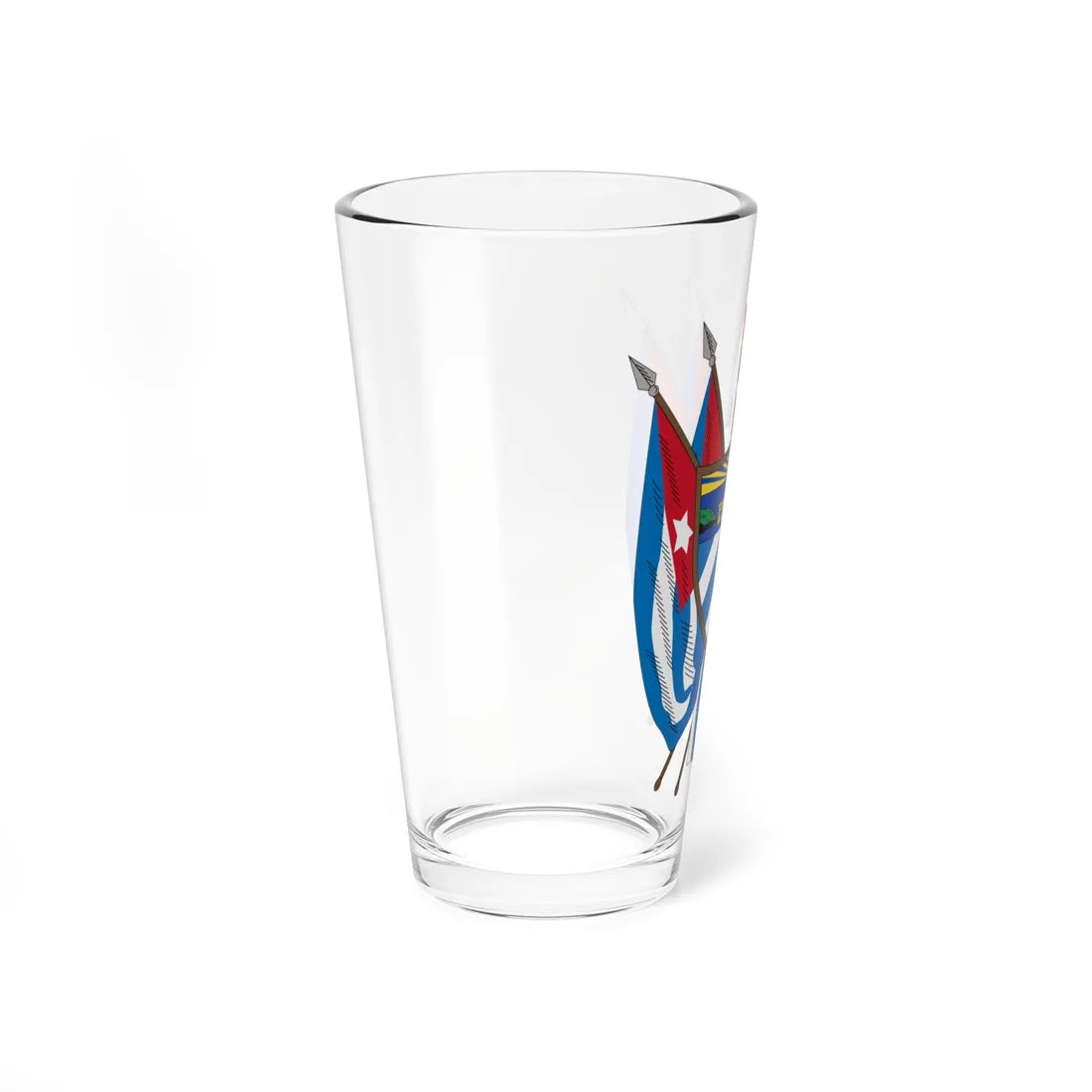 Coat of arms of Cuba 19th century (Cuba) (Coat of Arms) Pint Glass 16oz - Go Mug Yourself