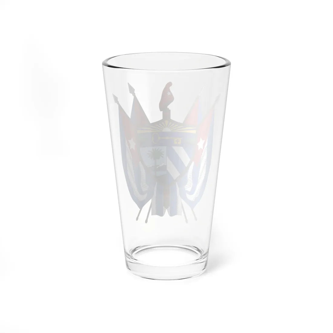 Coat of arms of Cuba 19th century (Cuba) (Coat of Arms) Pint Glass 16oz - Go Mug Yourself