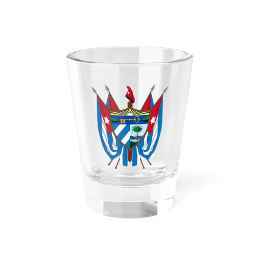 Coat of arms of Cuba (19th century) - Shot Glass 1.5oz 1.5oz - Go Mug Yourself