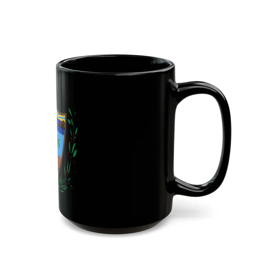 Coat of arms of Cuba - Black Coffee Mug-Go Mug Yourself