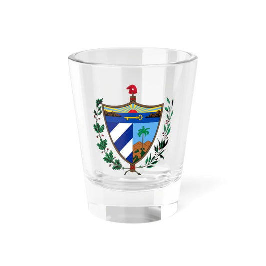 Coat of arms of Cuba (Cuba) (Coat of Arms) Shot Glass 1.5oz 1.5oz - Go Mug Yourself
