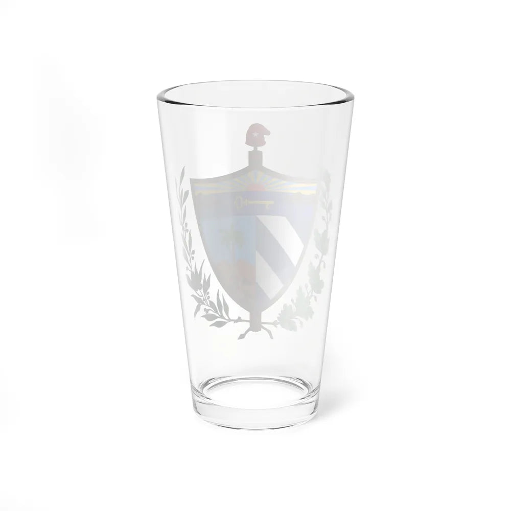 Coat of arms of Cuba - Pint Glass 16oz-Go Mug Yourself