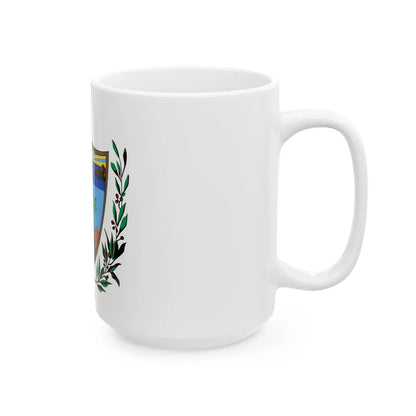 Coat of arms of Cuba - White Coffee Mug-Go Mug Yourself