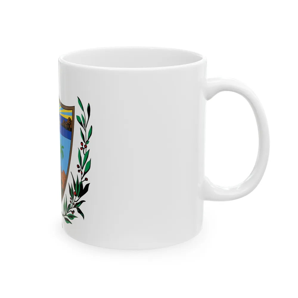 Coat of arms of Cuba - White Coffee Mug-Go Mug Yourself