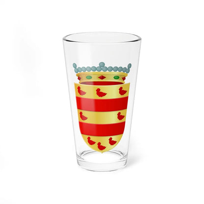 Coat of arms of Cuijk (Netherlands) (Coat of Arms) Pint Glass 16oz 16oz - Go Mug Yourself