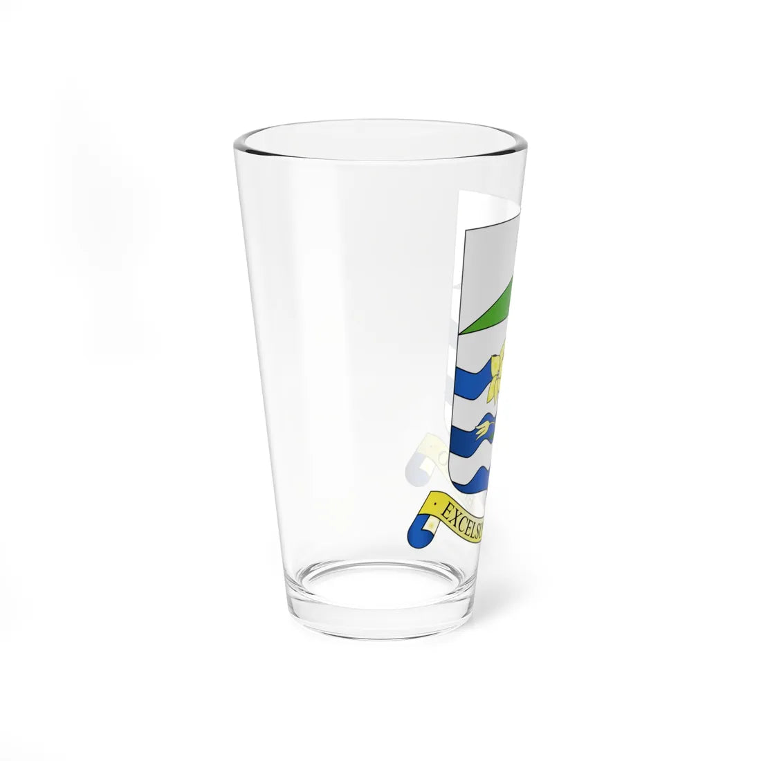 Coat of arms of Curepipe (Mauritius) (Coat of Arms) Pint Glass 16oz - Go Mug Yourself