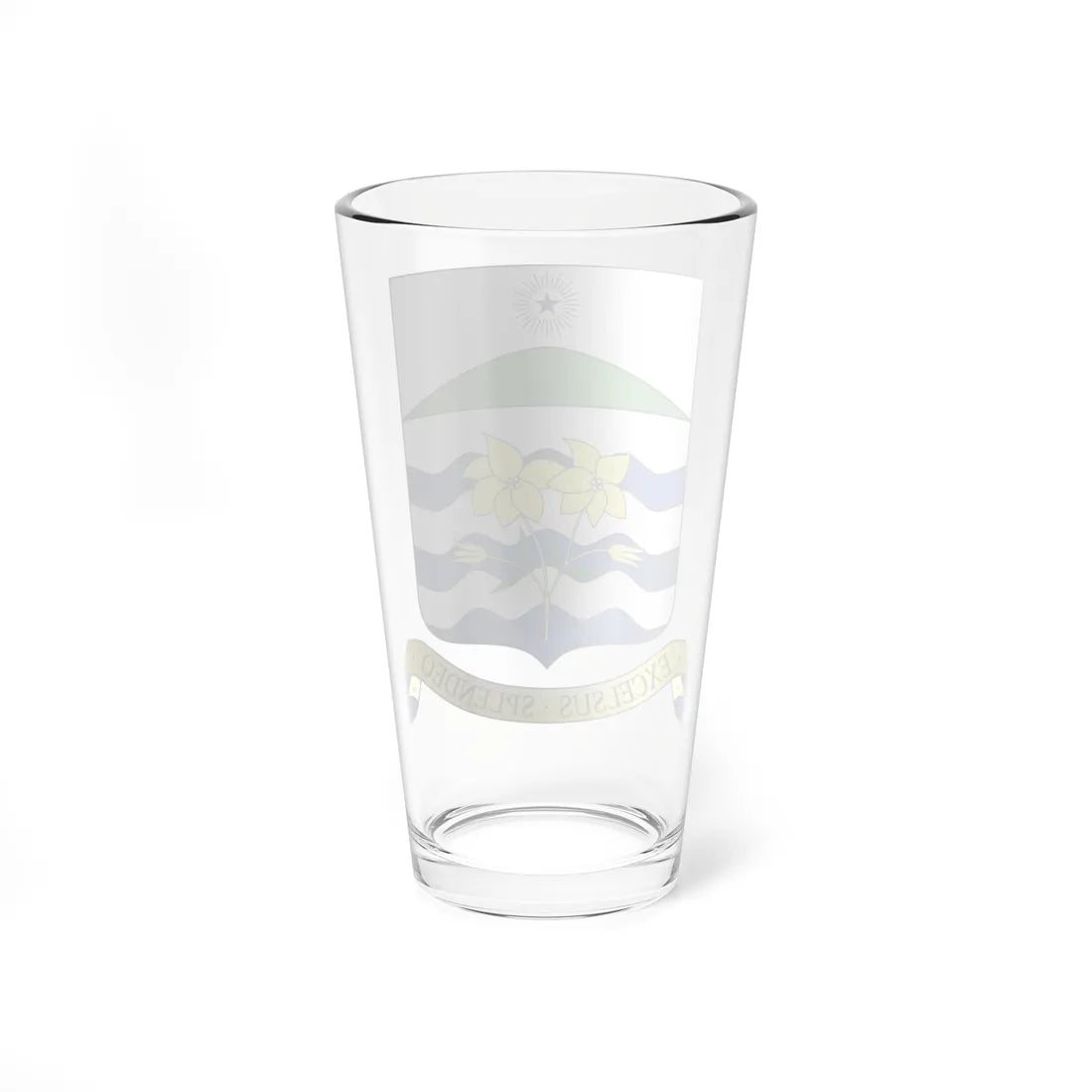 Coat of arms of Curepipe (Mauritius) (Coat of Arms) Pint Glass 16oz - Go Mug Yourself