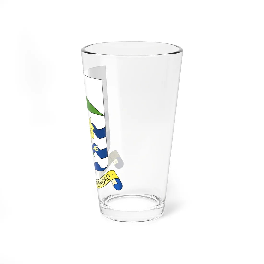 Coat of arms of Curepipe (Mauritius) (Coat of Arms) Pint Glass 16oz - Go Mug Yourself
