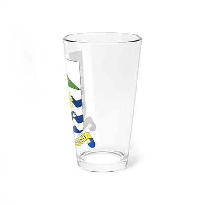Coat of arms of Curepipe (Mauritius) (Coat of Arms) Pint Glass 16oz - Go Mug Yourself