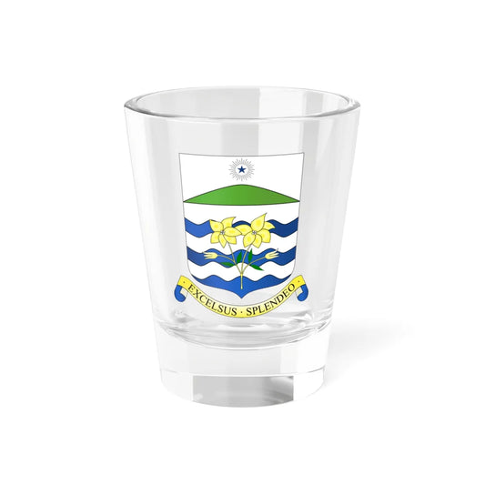 Coat of arms of Curepipe (Mauritius) (Coat of Arms) Shot Glass 1.5oz 1.5oz - Go Mug Yourself