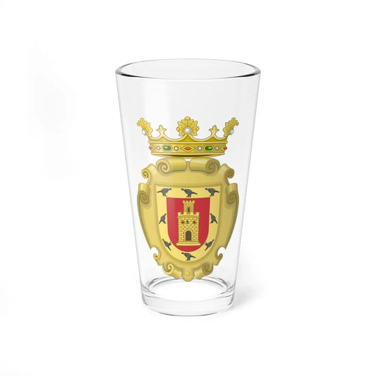 Coat of Arms of Cusco Colonial (Peru) (Coat of Arms) Pint Glass 16oz 16oz - Go Mug Yourself