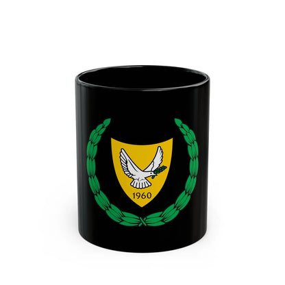 Coat of arms of Cyprus 2 - Black Coffee Mug-11oz-Go Mug Yourself