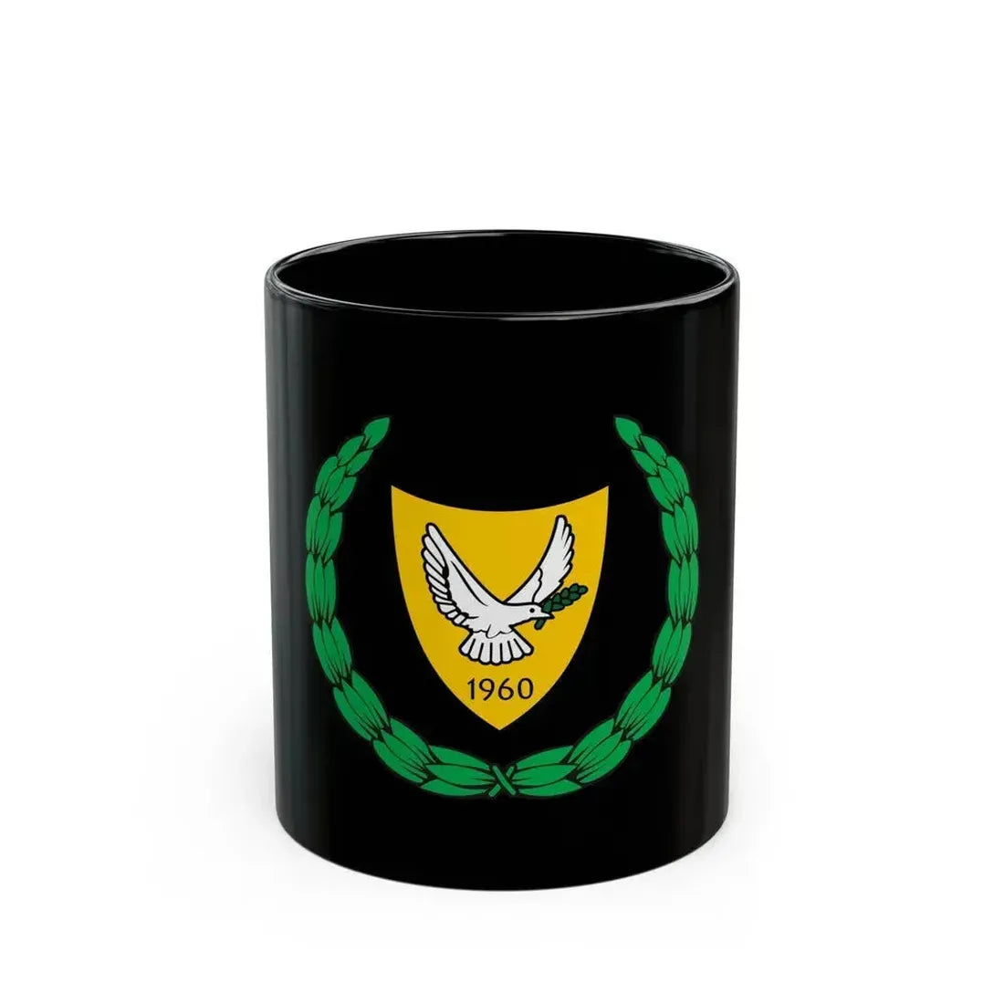 Coat of arms of Cyprus 2 - Black Coffee Mug 11oz - Go Mug Yourself