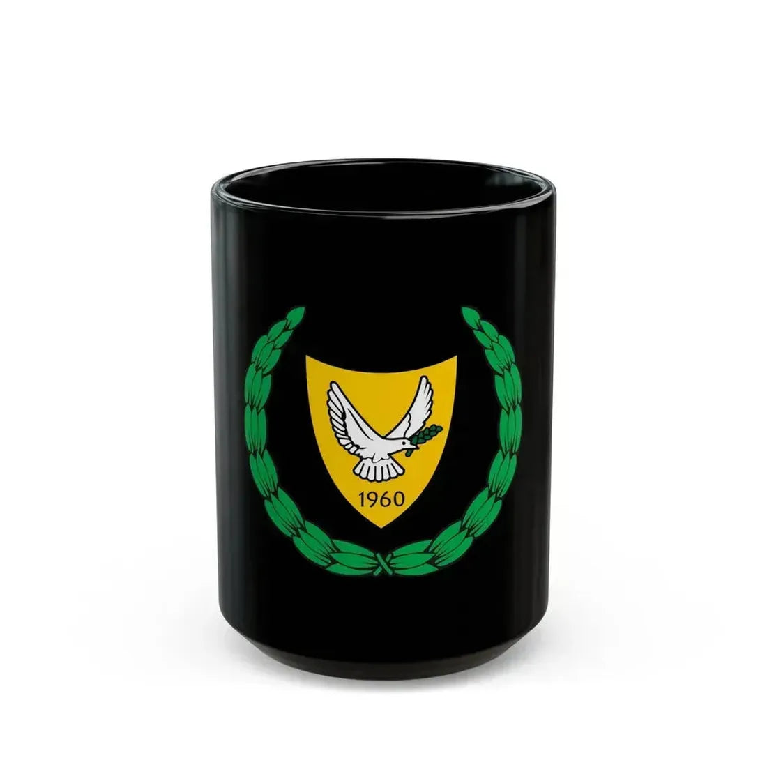 Coat of arms of Cyprus 2 - Black Coffee Mug 15oz - Go Mug Yourself