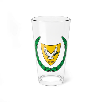 Coat of arms of Cyprus 2 - Pint Glass 16oz-16oz-Go Mug Yourself