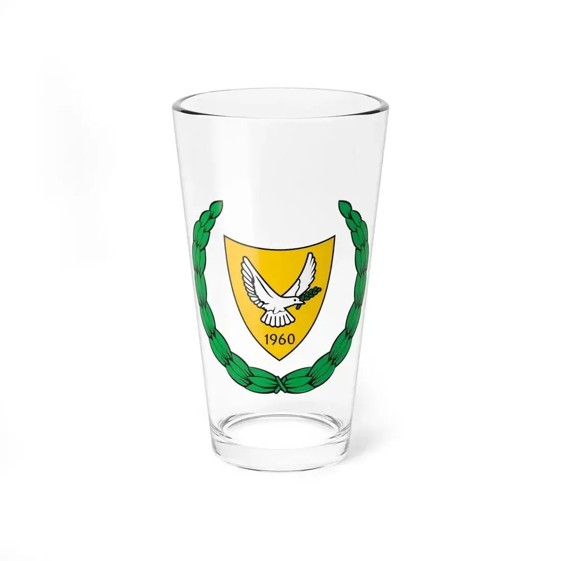Coat of arms of Cyprus 2 - Pint Glass 16oz 16oz - Go Mug Yourself