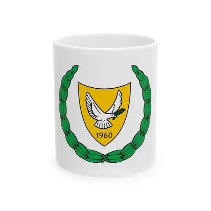 Coat of arms of Cyprus 2 - White Coffee Mug 11oz - Go Mug Yourself