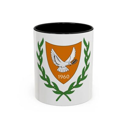 Coat of arms of Cyprus (2006) - Accent Coffee Mug 11oz Black - Go Mug Yourself