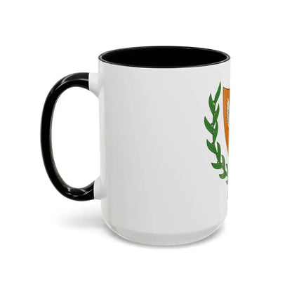 Coat of arms of Cyprus (2006) - Accent Coffee Mug - Go Mug Yourself