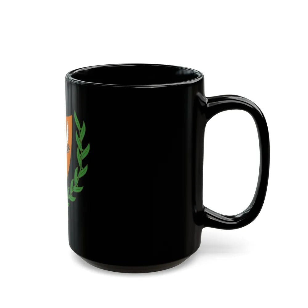 Coat of arms of Cyprus (2006) - Black Coffee Mug-Go Mug Yourself