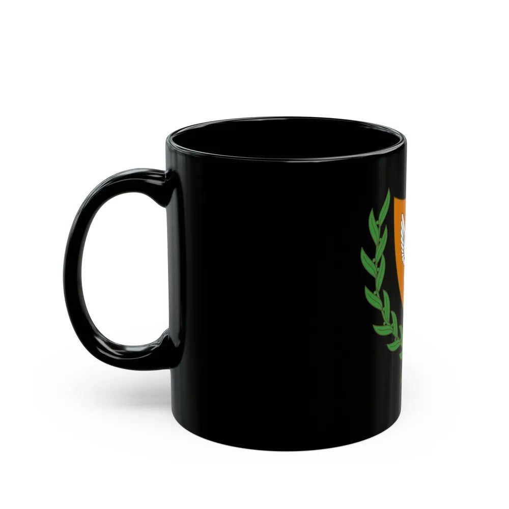 Coat of arms of Cyprus (2006) - Black Coffee Mug-Go Mug Yourself