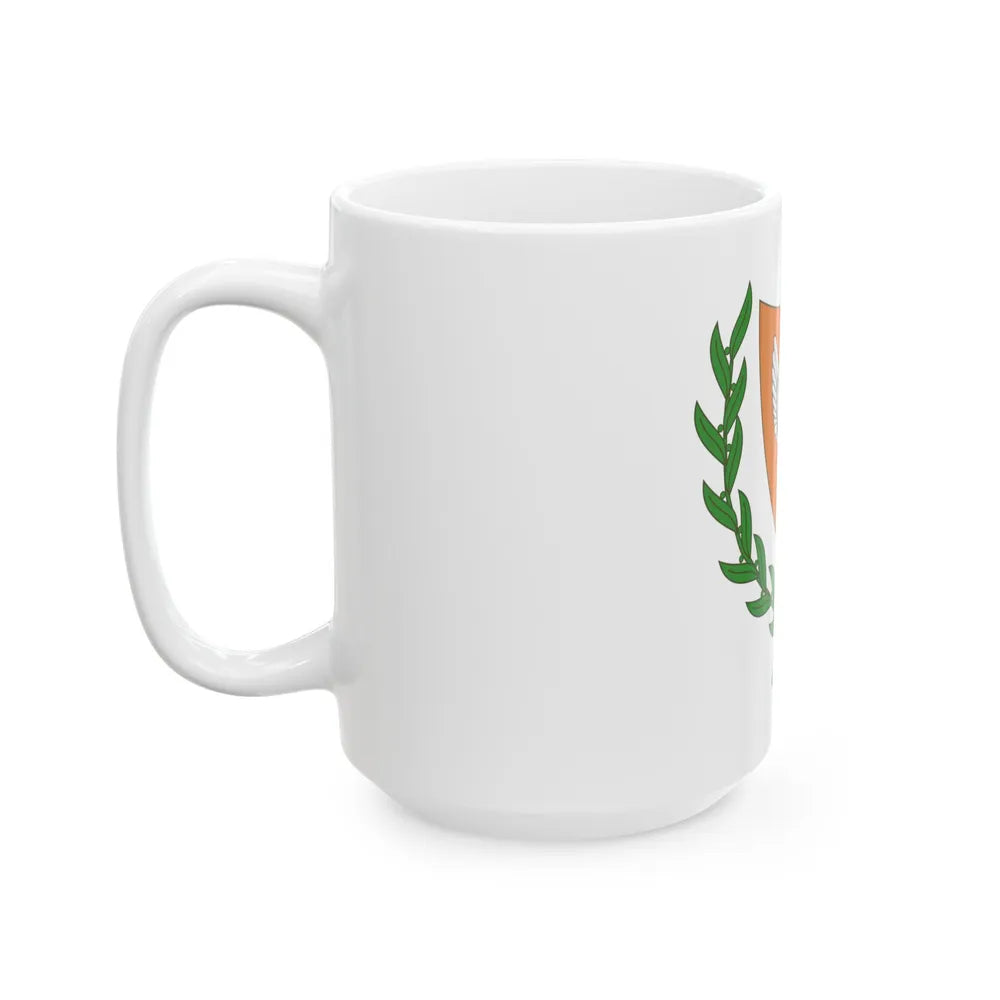 Coat of arms of Cyprus (2006) - White Coffee Mug-Go Mug Yourself