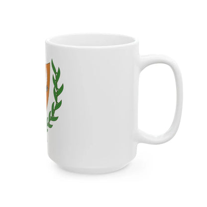 Coat of arms of Cyprus (2006) - White Coffee Mug-Go Mug Yourself