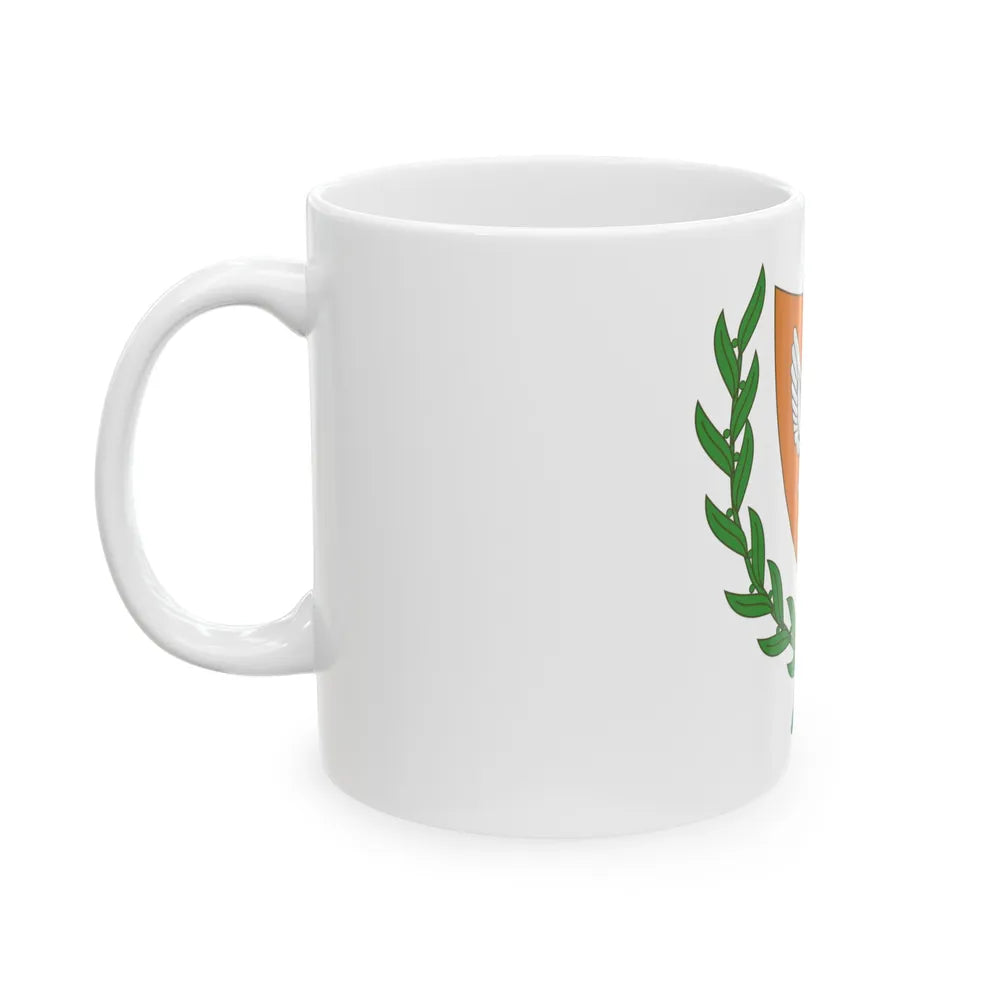 Coat of arms of Cyprus (2006) - White Coffee Mug-Go Mug Yourself