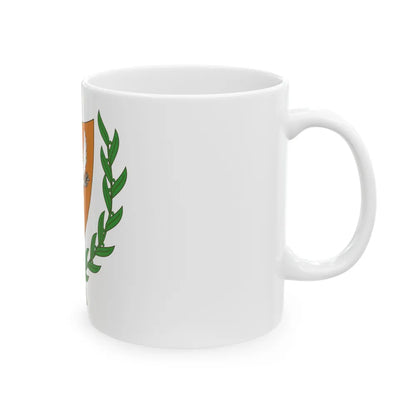 Coat of arms of Cyprus (2006) - White Coffee Mug-Go Mug Yourself