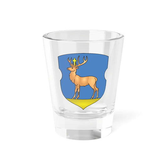 Coat of arms of Cyryn (Belarus) (Coat of Arms) Shot Glass 1.5oz 1.5oz - Go Mug Yourself