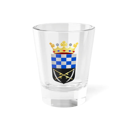 Coat of arms of Dalfsen (Netherlands) (Coat of Arms) Shot Glass 1.5oz 1.5oz - Go Mug Yourself