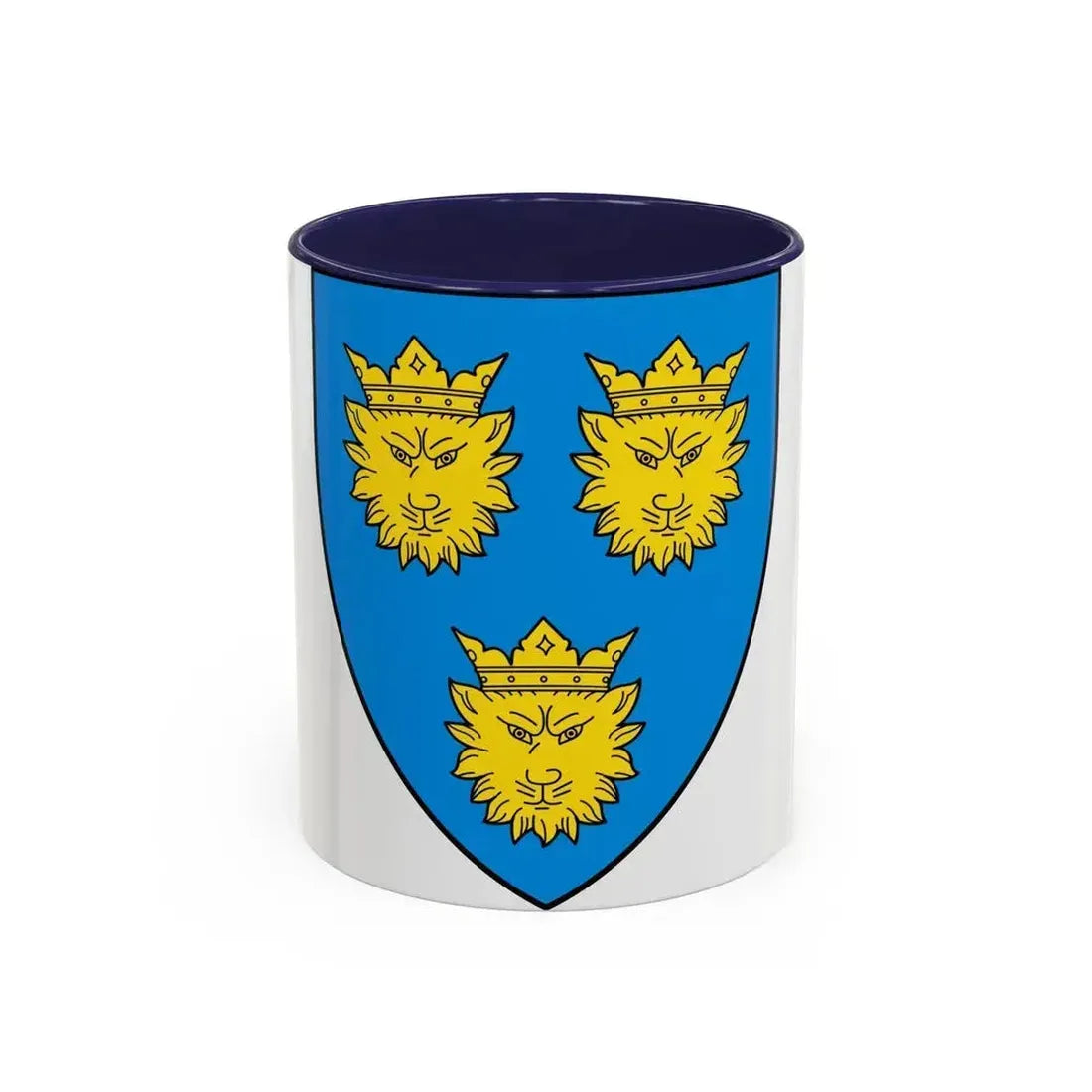 Coat of Arms of Dalmatia - Accent Coffee Mug 11oz Navy - Go Mug Yourself