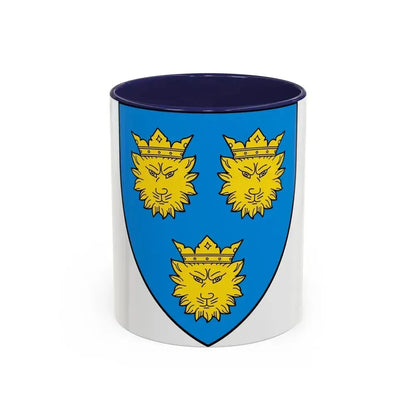 Coat of Arms of Dalmatia - Accent Coffee Mug 11oz Navy - Go Mug Yourself
