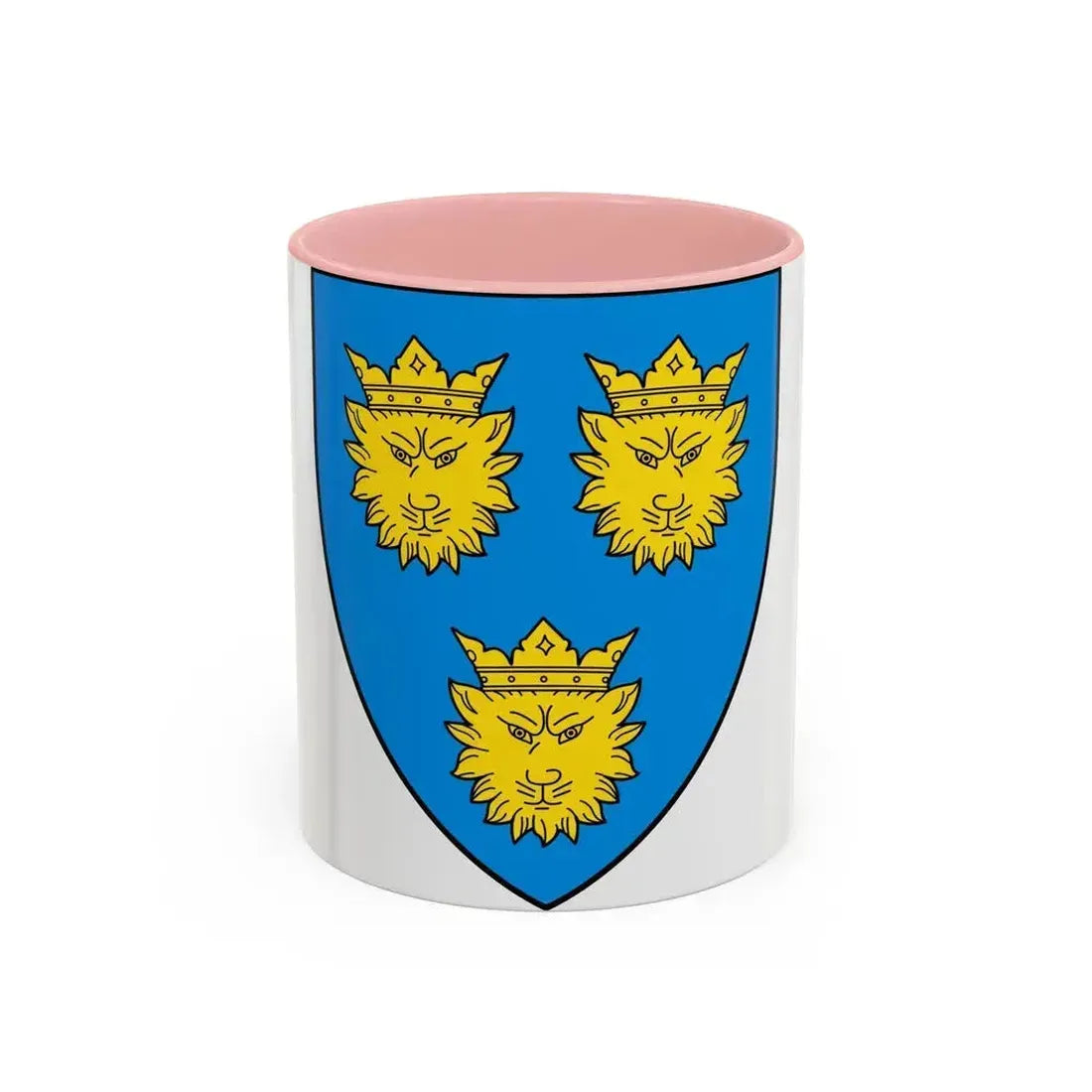 Coat of Arms of Dalmatia - Accent Coffee Mug 11oz Pink - Go Mug Yourself