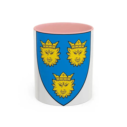 Coat of Arms of Dalmatia - Accent Coffee Mug 11oz Pink - Go Mug Yourself