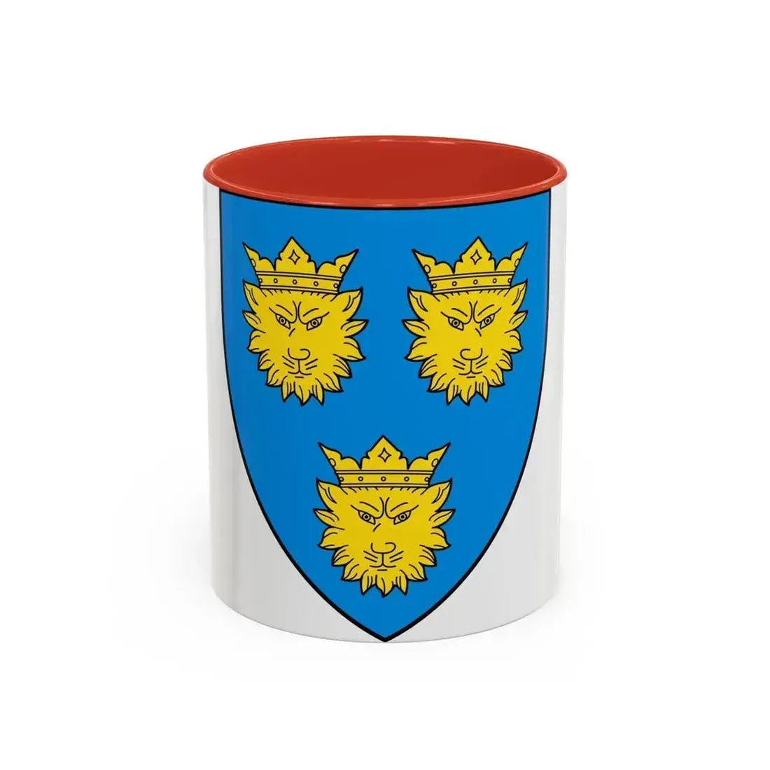 Coat of Arms of Dalmatia - Accent Coffee Mug 11oz Red - Go Mug Yourself