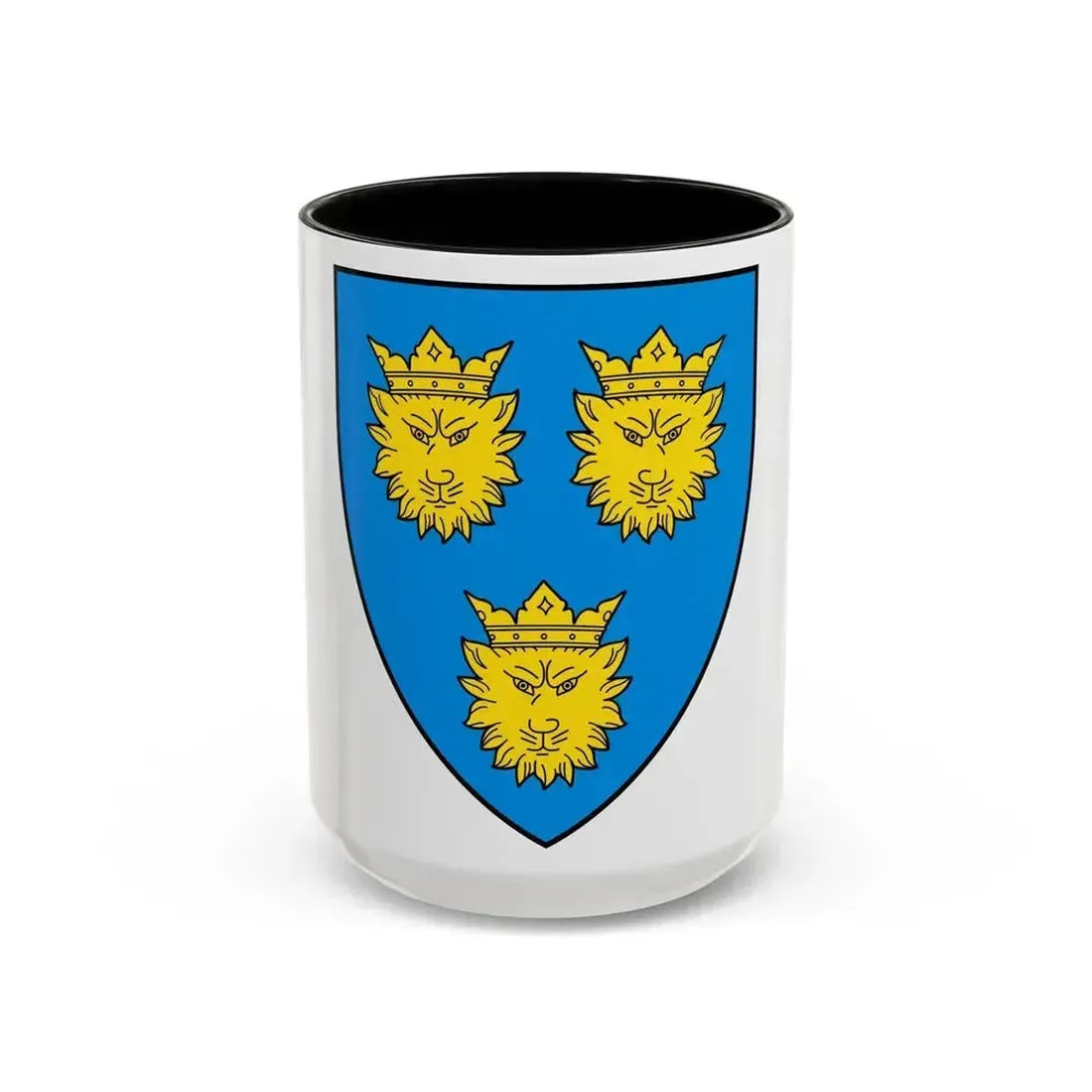 Coat of Arms of Dalmatia - Accent Coffee Mug 15oz Black - Go Mug Yourself