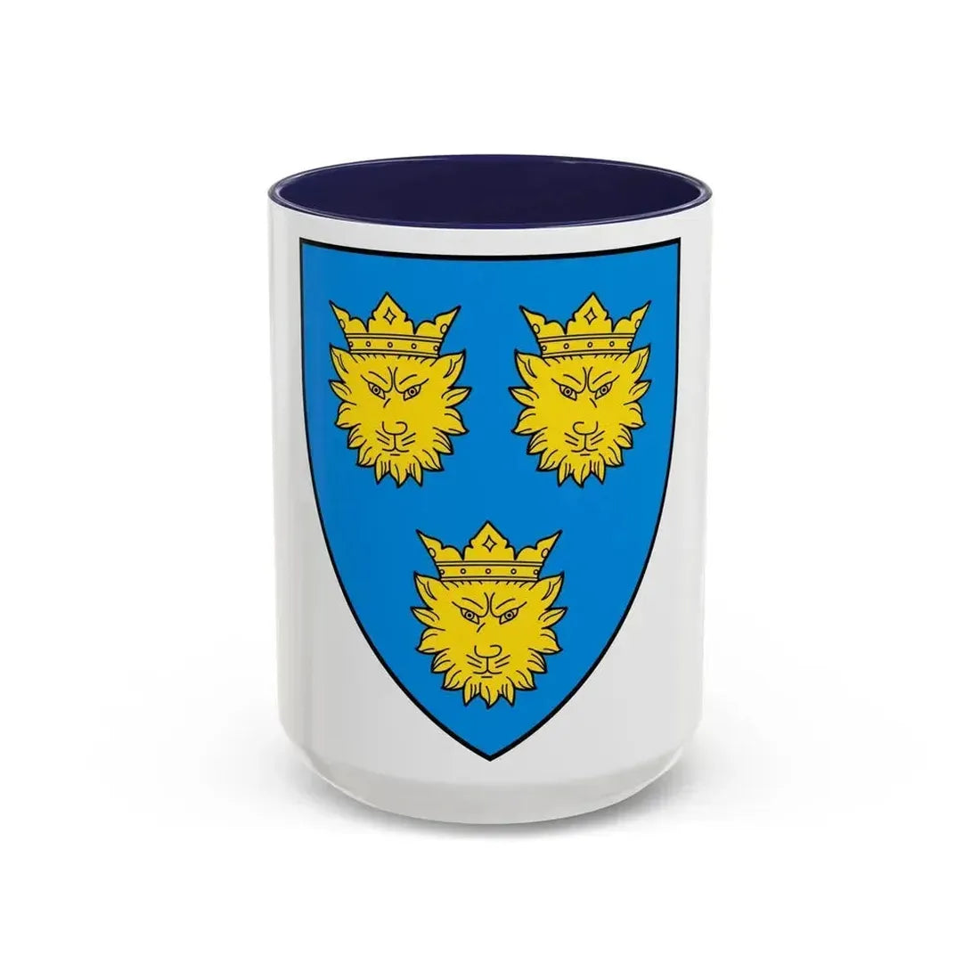 Coat of Arms of Dalmatia - Accent Coffee Mug 15oz Navy - Go Mug Yourself