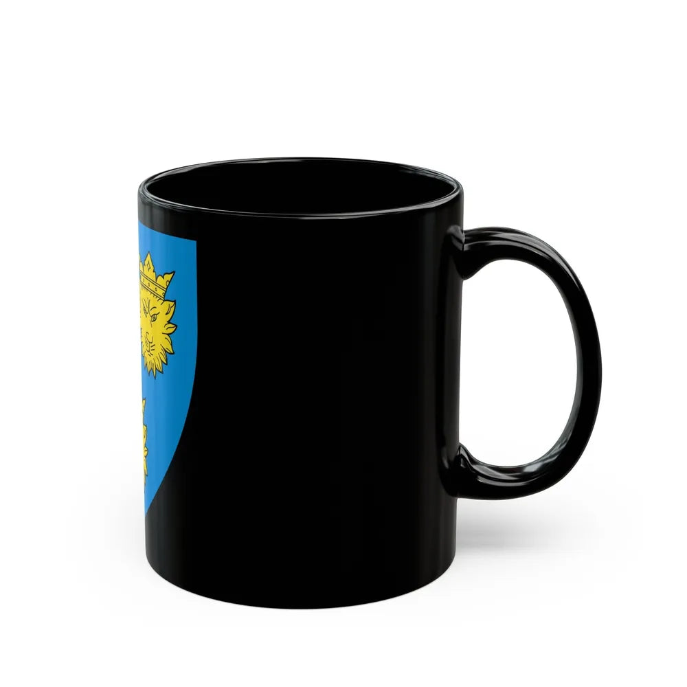 Coat of Arms of Dalmatia - Black Coffee Mug-Go Mug Yourself