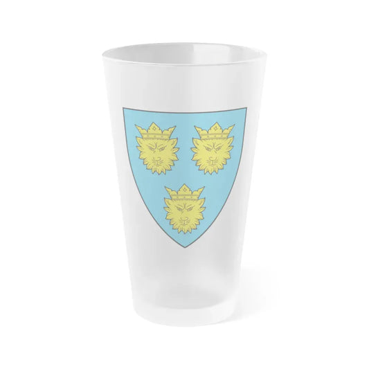 Coat of Arms of Dalmatia - Frosted Pint Glass 16oz Default Title - Go Mug Yourself