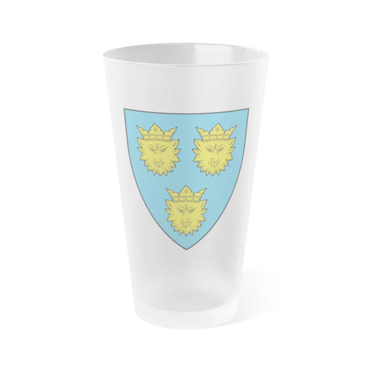 Coat of Arms of Dalmatia - Frosted Pint Glass 16oz-Go Mug Yourself