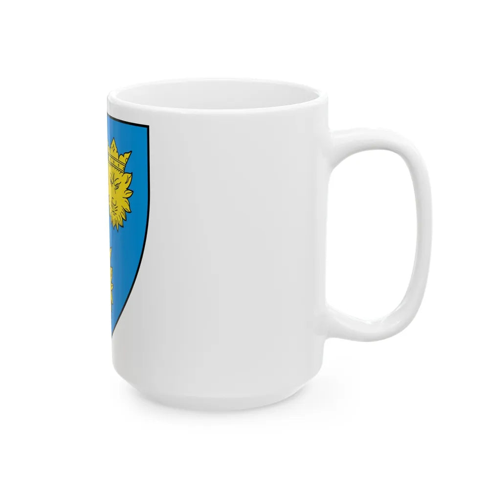 Coat of Arms of Dalmatia - White Coffee Mug-Go Mug Yourself