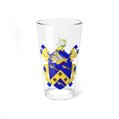 Coat of Arms of Daniel D. Tompkins (United States) (Coat of Arms) Pint Glass 16oz 16oz - Go Mug Yourself