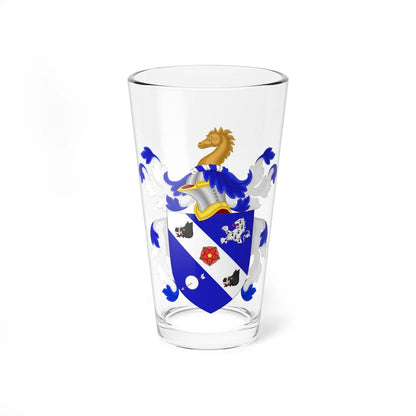 Coat of Arms of Daniel Webster (United States) (Coat of Arms) Pint Glass 16oz 16oz - Go Mug Yourself